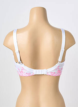 Soutien-gorge légère et transparente haut soutien-gorge emboitant rose AMBRA femme