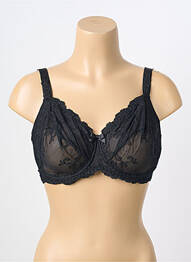 Soutien-gorge légère et transparente haut soutien-gorge emboitant noir AMBRA femme