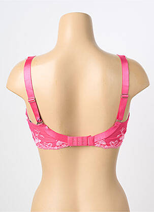 Soutien-gorge légère et transparente haut soutien-gorge emboitant rose AMBRA femme