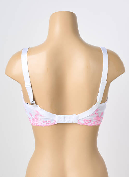 Soutien-gorge légère et transparente haut soutien-gorge emboitant rose AMBRA femme