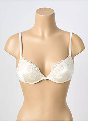 Soutien-gorge avec armature haut soutien-gorge avec mousse de rembourrage amovible beige AMBRA femme