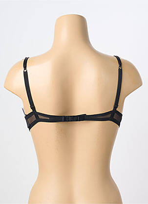 Soutien-gorge tissage dentelle haut soutien-gorge moulé orange AMBRA femme