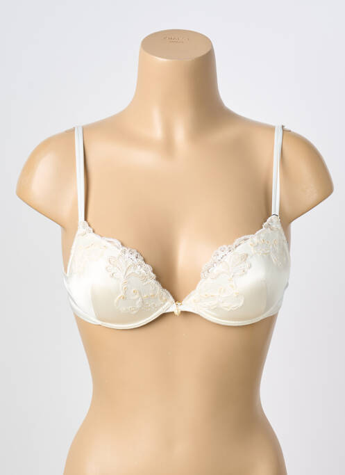 Soutien-gorge avec armature haut soutien-gorge avec mousse de rembourrage amovible beige AMBRA femme