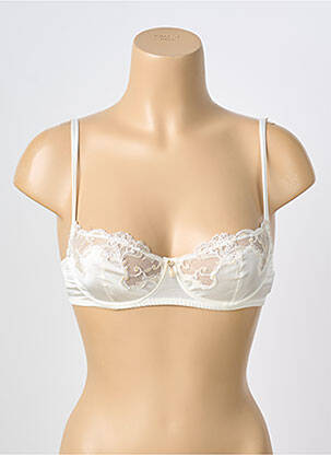 Soutien-gorge effet matière satinée haut soutien-gorge balconnet beige AMBRA femme