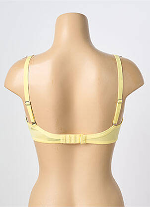 Soutien-gorge légère et transparente haut soutien-gorge emboitant jaune AMBRA femme