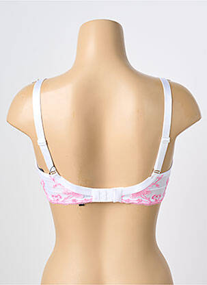 Soutien-gorge légère et transparente haut soutien-gorge emboitant rose AMBRA femme
