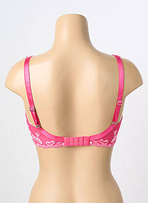 Soutien-gorge légère et transparente haut soutien-gorge emboitant rose AMBRA femme