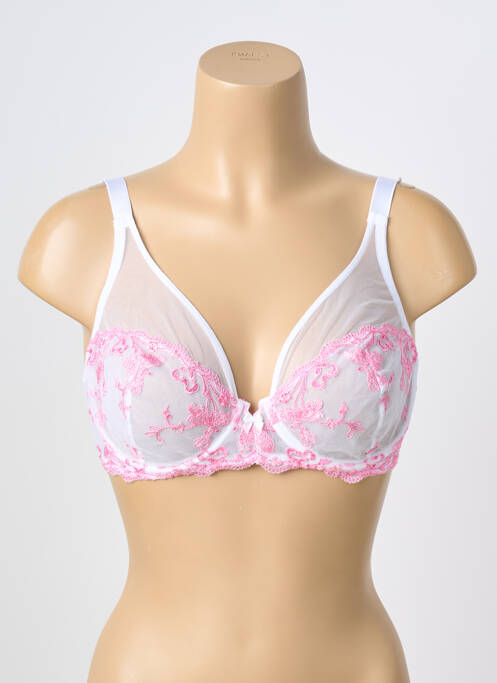 Soutien-gorge légère et transparente haut soutien-gorge emboitant rose AMBRA femme