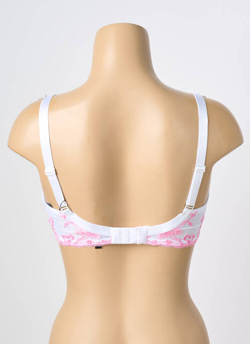 Soutien-gorge légère et transparente haut soutien-gorge emboitant rose AMBRA femme