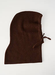 Bonnet stretch marron SANS MARQUE femme