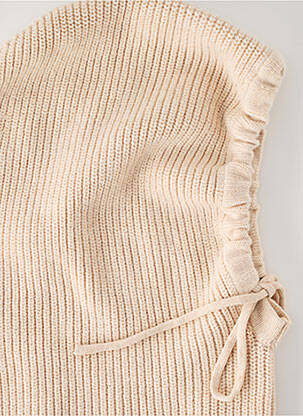 Bonnet stretch beige SANS MARQUE femme