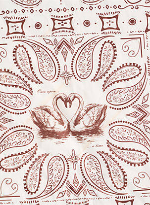 Foulard effet matière satinée beige SANS MARQUE femme
