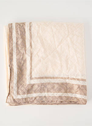 Foulard beige SANS MARQUE femme