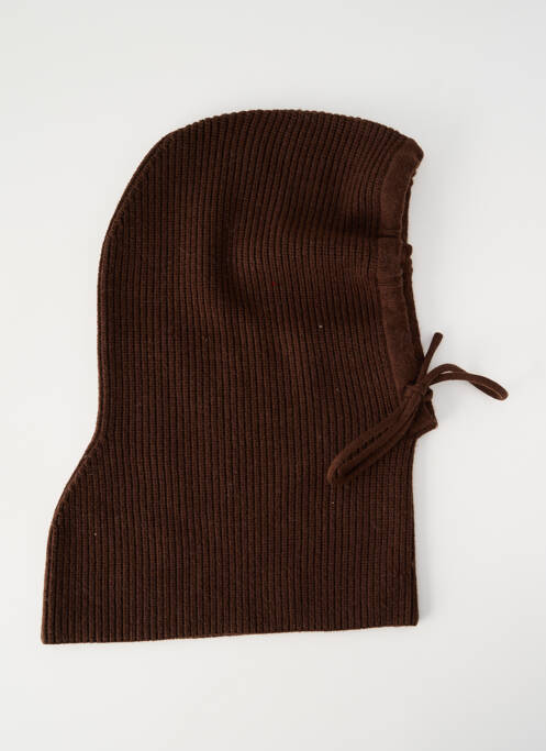 Bonnet stretch marron SANS MARQUE femme