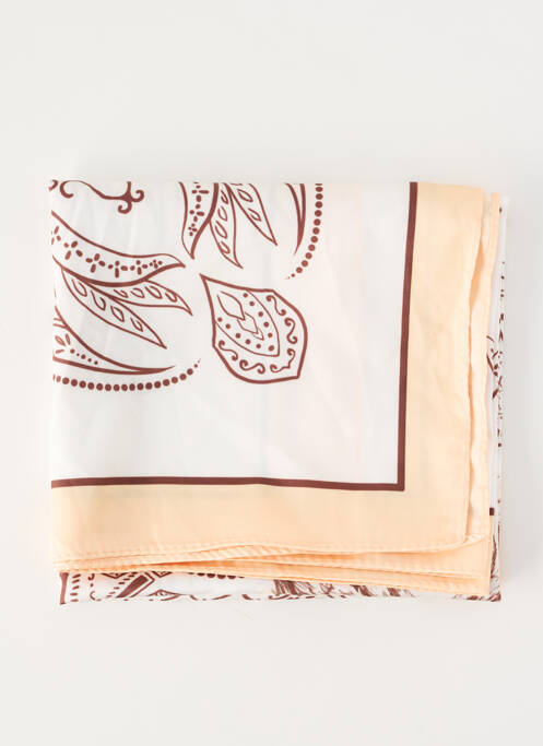 Foulard beige SANS MARQUE femme