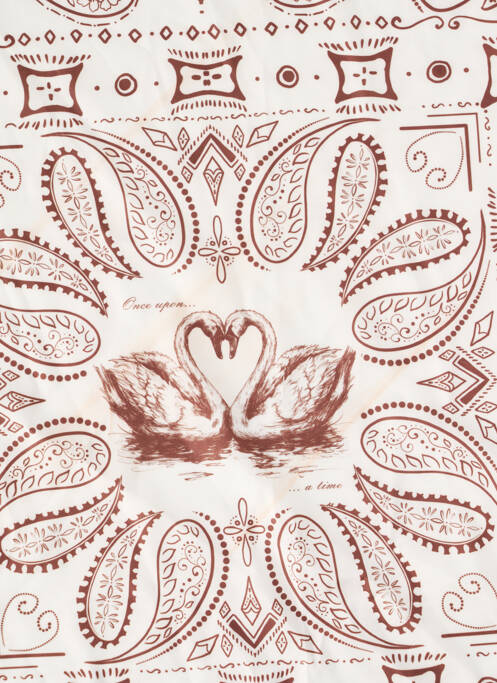 Foulard beige SANS MARQUE femme