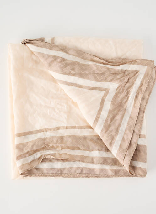 Foulard beige SANS MARQUE femme