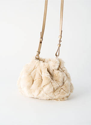 Sac bandoulière beige VANESSA BRUNO femme
