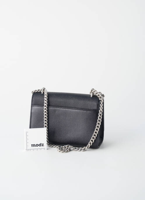 Sac multipoches forme rectangulaire noir LE TANNEUR femme