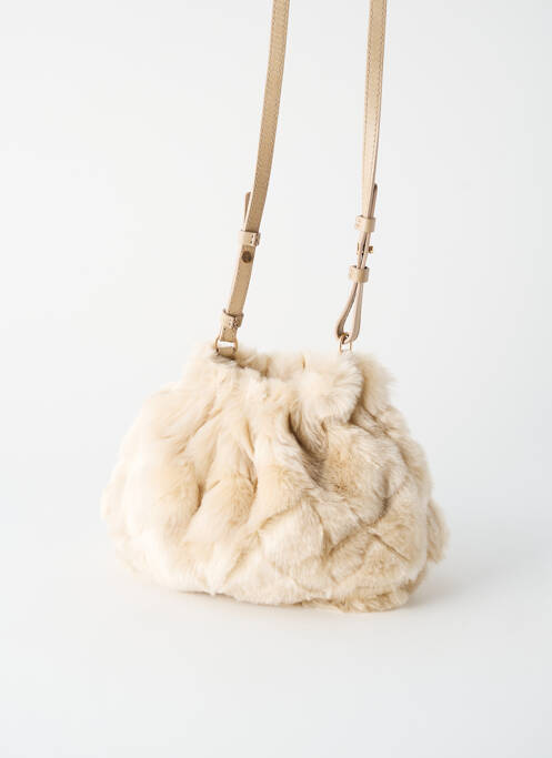 Sac bandoulière beige VANESSA BRUNO femme