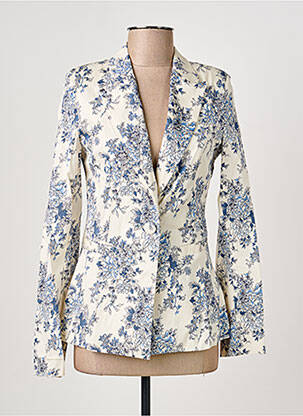 Blazer poches bleu ARTIGLI femme