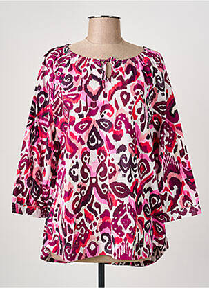 Blouse imprimé fantaisie manches longues violet CECIL femme