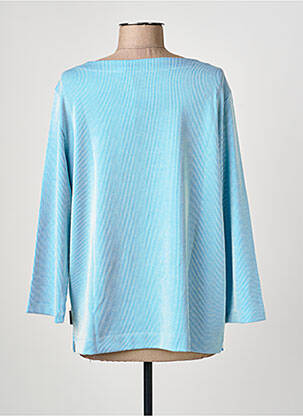 Top stretch manches longues bleu CECIL femme