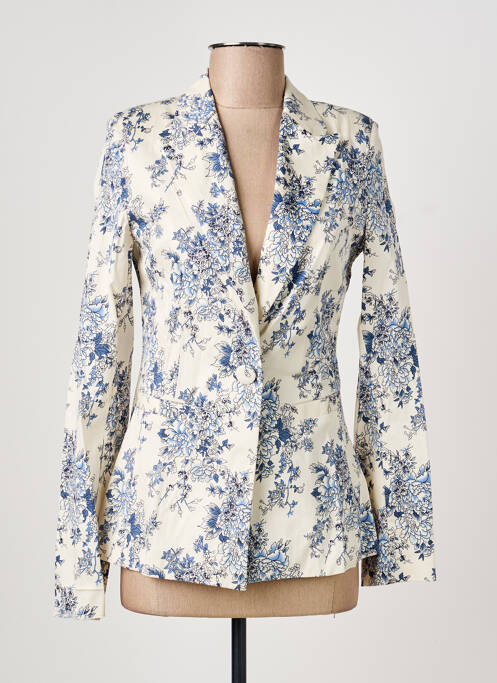 Blazer poches bleu ARTIGLI femme