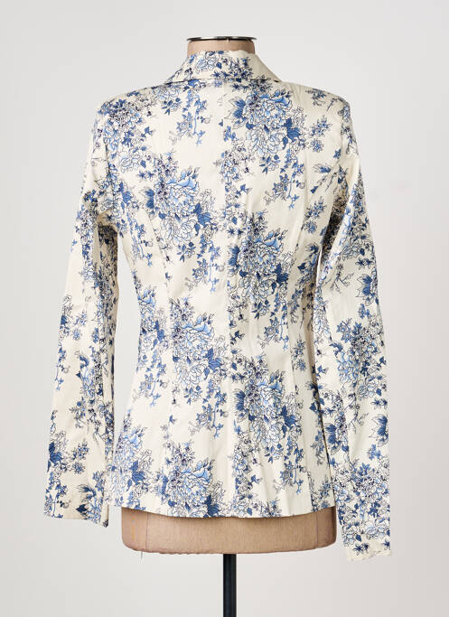 Blazer poches bleu ARTIGLI femme