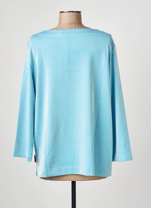 Top stretch manches longues bleu CECIL femme