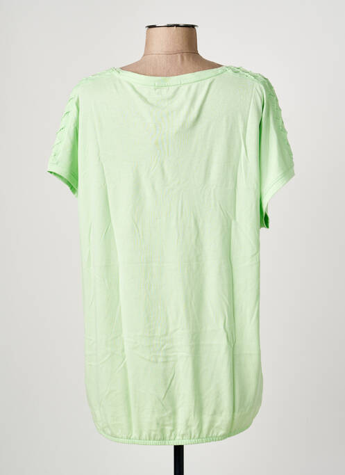 T-shirt stretch manches courtes vert CECIL femme