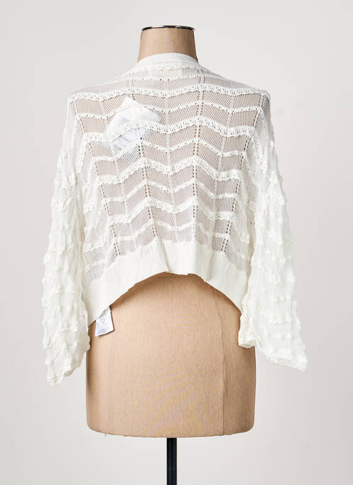 Gilet manches longues blanc ELISA CAVALETTI femme