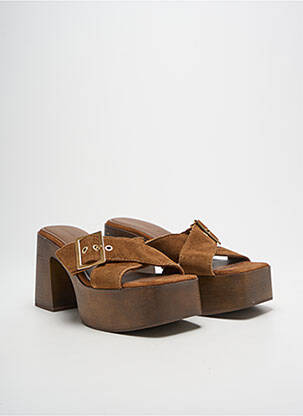 Mules/Sabots marron STRADIVARIUS femme
