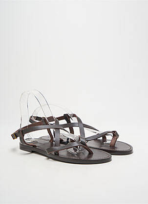 Tongs marron STRADIVARIUS femme