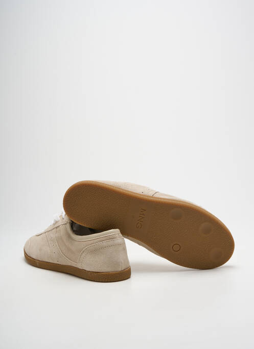 Baskets beige MNG femme