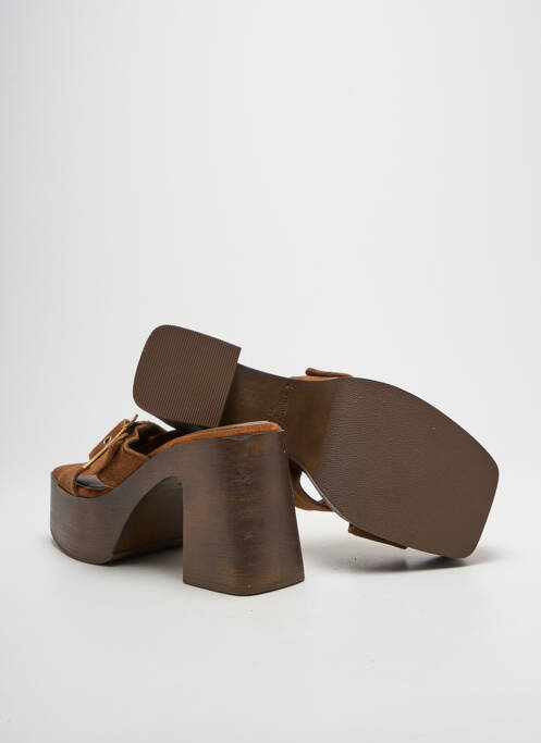 Mules/Sabots marron STRADIVARIUS femme