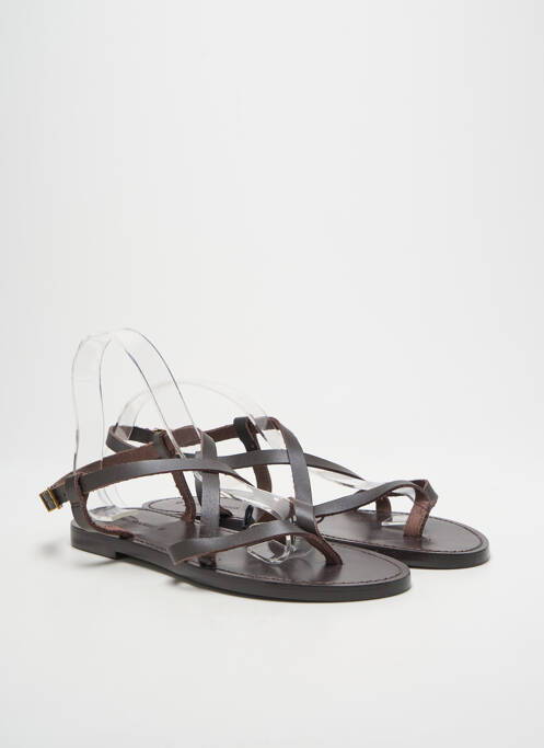 Tongs marron STRADIVARIUS femme