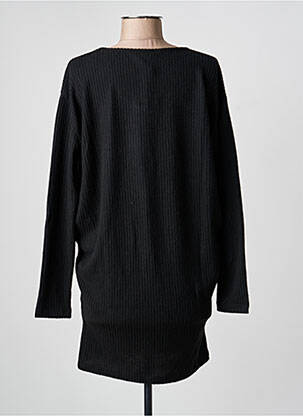 Robe pull stretch manches longues noir YEST femme