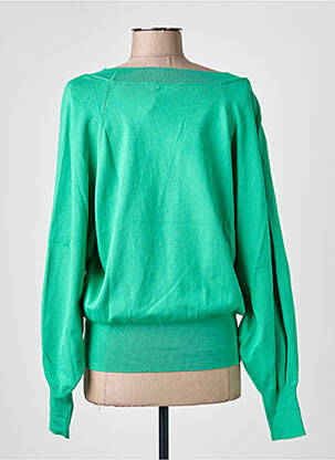 Pull col v manches longues vert ESQUALO femme