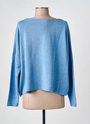 Pull tissage chiné manches longues bleu MES SOEURS ET MOI femme