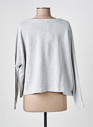 Pull tissage chiné manches longues gris MES SOEURS ET MOI femme