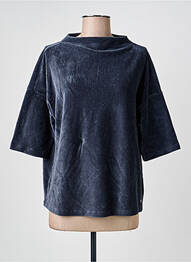 Top stretch manches 3/4 bleu YEST femme