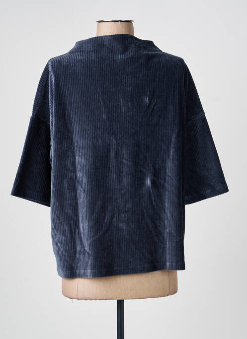 Top stretch manches 3/4 bleu YEST femme