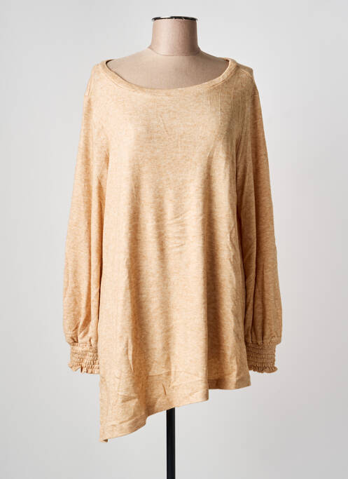 Pull tunique beige SEMIOLOGY femme
