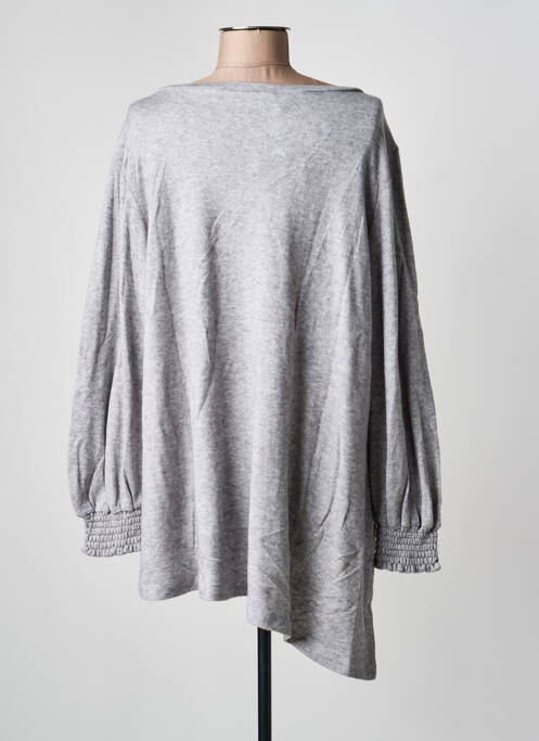Pull tunique gris SEMIOLOGY femme