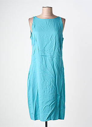Robe mi-longue sans manche sans manche bleu SEMIOLOGY femme