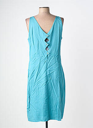 Robe mi-longue sans manche sans manche bleu SEMIOLOGY femme