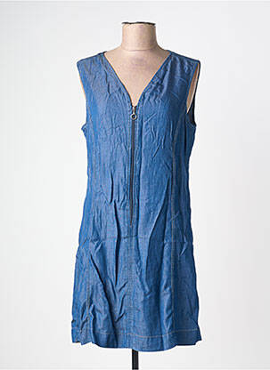 Robe courte sans manche sans manche bleu SEMIOLOGY femme