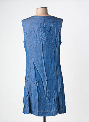 Robe courte sans manche sans manche bleu SEMIOLOGY femme