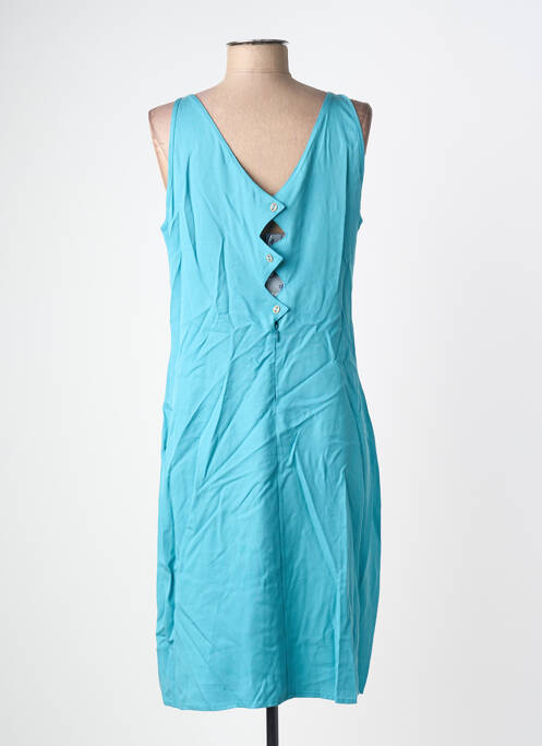 Robe mi-longue sans manche sans manche bleu SEMIOLOGY femme